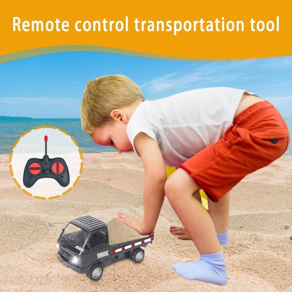 Generic Robust: Ferngesteuerter LKW für Kinder mit LED-Simulation und realistischer Bewegung