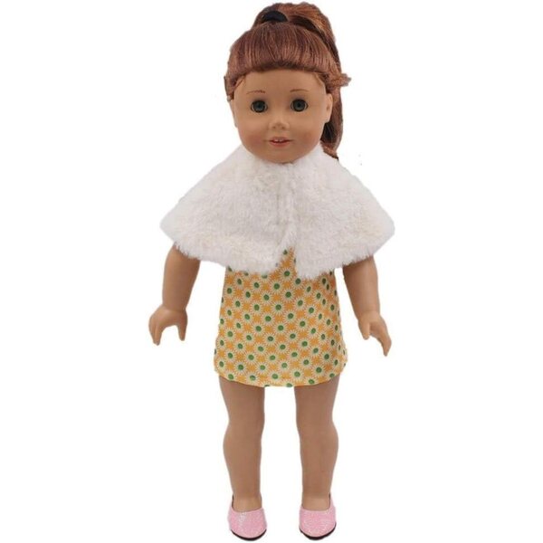 Completo Casual per Bambola da 46 cm con Gonna e Scialle Uteruik