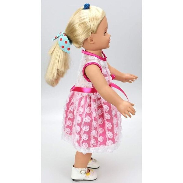 Blumenkleid und Schuhe für 46-cm-Puppen - Elegante Kleidung Uteruik