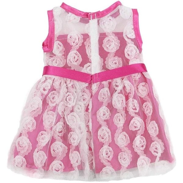Blumenkleid und Schuhe für 46-cm-Puppen - Elegante Kleidung Uteruik