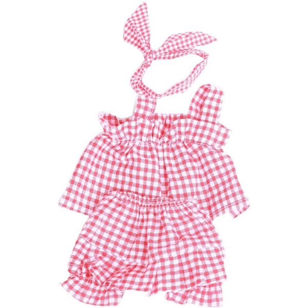 Bekleidungsset für 14-Zoll-amerikanische Puppen mit Oberteil und Shorts