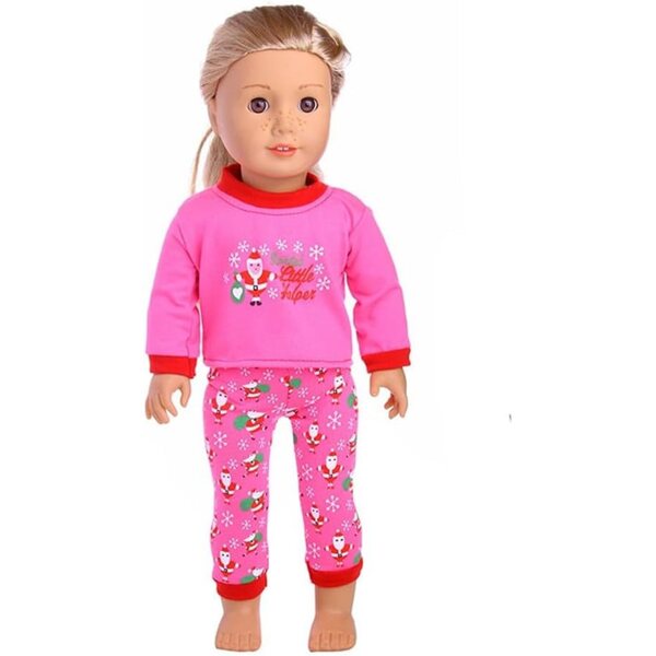 Kleidung für American Dolls 46 cm – Lässiges Outfit, langärmliges Oberteil und Hose