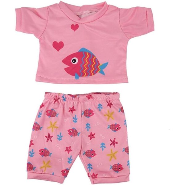 Kleidung für amerikanische Puppen 46 cm – kurzärmeliges Oberteil und Cartoon-Uteruik-Hose