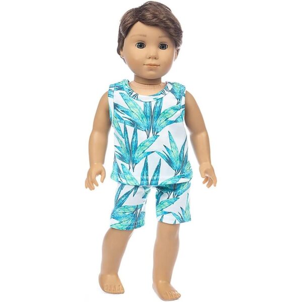 Set Estivo per Bambola 46 cm - Maglietta Senza Maniche e Pantaloncini Uteruik