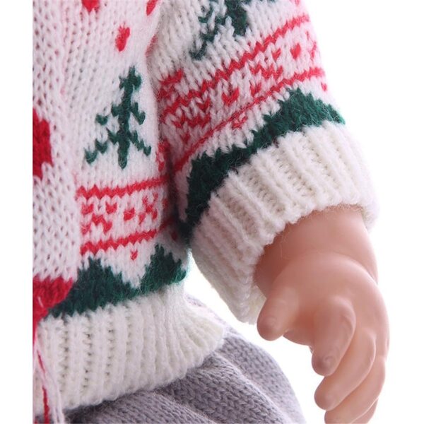 Set 4 Abiti Maglia per Bambole Americane 45 cm con Cappello e Accessori