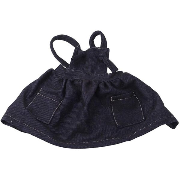 Kleidungsset für American Doll 46 cm – Jeansrock und kurzärmeliges T-Shirt