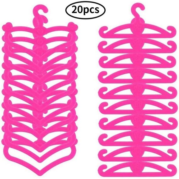 Grucce per Bambole Vistnale 20 Pezzi in Plastica Colorate per Accessori Giocattoli