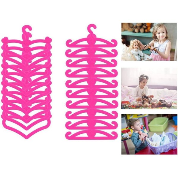 Grucce per Bambole Vistnale 20 Pezzi in Plastica Colorate per Accessori Giocattoli