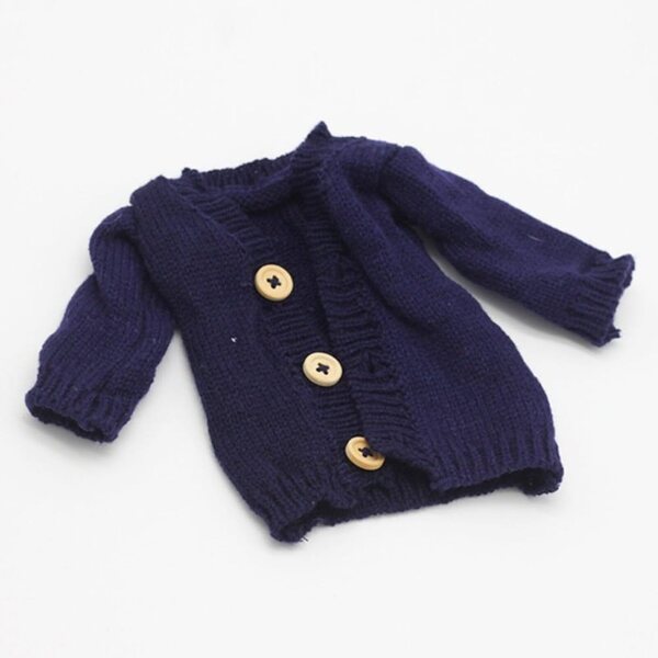 Abiti per Bambole BJD 1/3 60 cm: Cappotto Maglione e Gonna a Quadri Uteruik