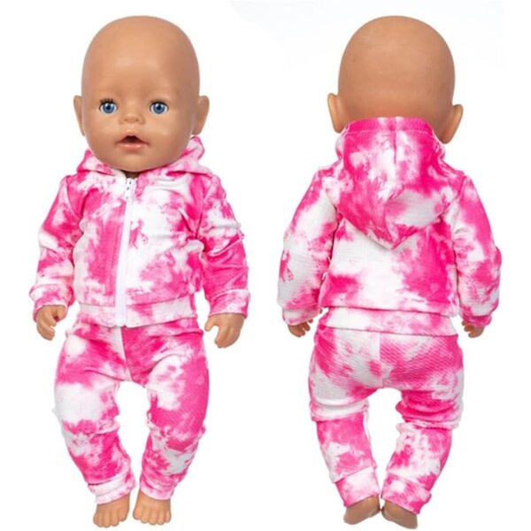 Puppenkleidung 46 cm – Mantel mit Kapuze und Hose Uteruik