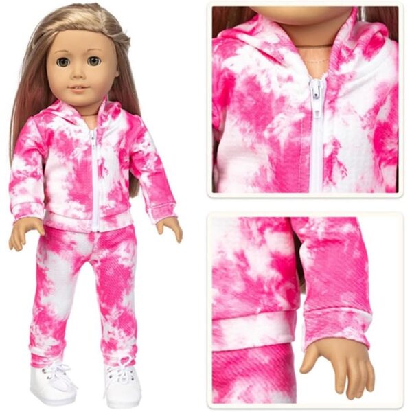 Puppenkleidung 46 cm – Mantel mit Kapuze und Hose Uteruik