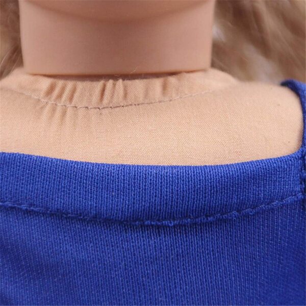 Modische Kleidung für 46-cm-Puppen mit Stirnband, Weste und Hose – Uteruik