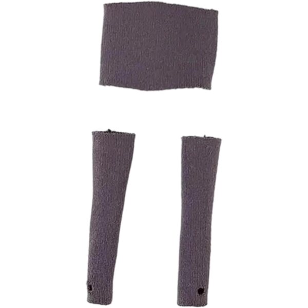 1:12 Damen-Ärmel- und Oberteil-Set für 6-Zoll-Actionfiguren – hochwertige rosa-lila Kleidung