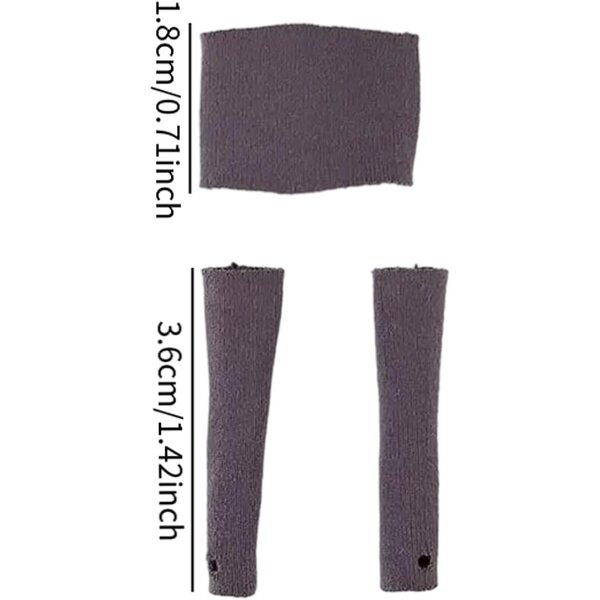 1:12 Damen-Ärmel- und Oberteil-Set für 6-Zoll-Actionfiguren – hochwertige rosa-lila Kleidung