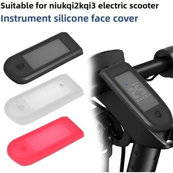 Copertura in silicone impermeabile per cruscotto scooter Niu KQi2 e KQi3 - Rosso