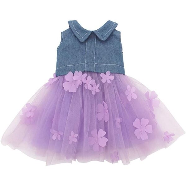 Vestiti per Bambole 46 cm - Abito in Pizzo con Accessori Completi Uterui