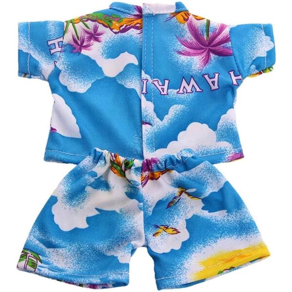 Abbigliamento da Spiaggia per Bambole 46 cm: Maglietta e Pantaloncini Uterui
