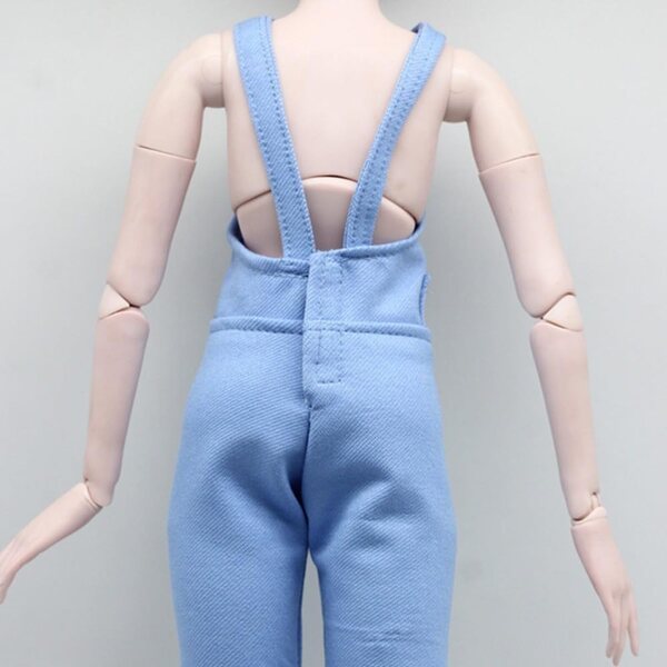 Salopette con Pettorina Rosa per Bambole BJD 1/3 60cm - Abbigliamento Casual Uterui