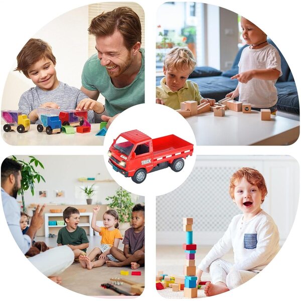 Camion telecomandato 1:16 con LED, drift e controllo facile, giocattolo robusto per bambini