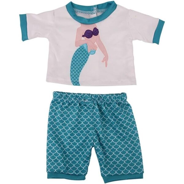Vestiti per Bambole Americane 46 cm - Top Maniche Corte e Pantaloni Cartoon Uterui