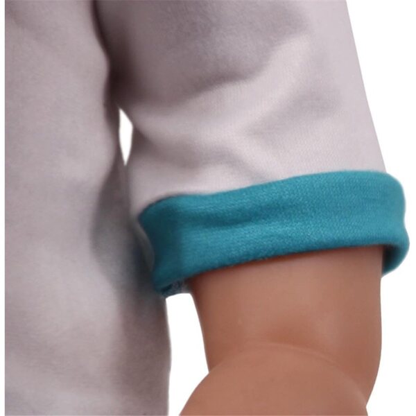 Vestiti per Bambole Americane 46 cm - Top Maniche Corte e Pantaloni Cartoon Uterui
