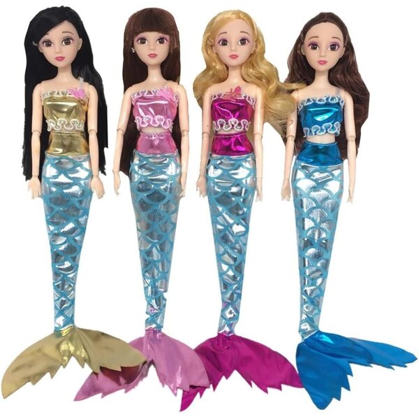 Abito da Sirena per Bambola 30 cm – Vestito Atossico e Rimovibile Uterui