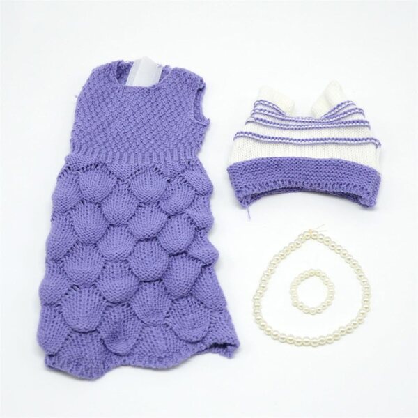 Vestiti per bambole 46 cm Uterui: vestito, cappello, collana e braccialetto