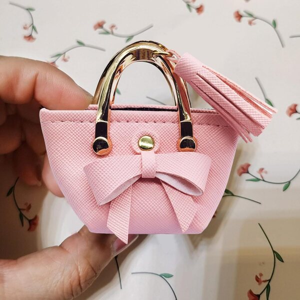Borsa per Bambole con Fiocco in Tessuto per Bambole da 12 Pollici – Accessorio Moda Miniatura