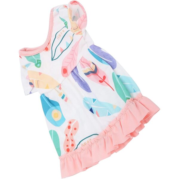 Gonna per Bambole Phefop con Motivo Floreale, Vestito Colorato per Bambole 18 pollici