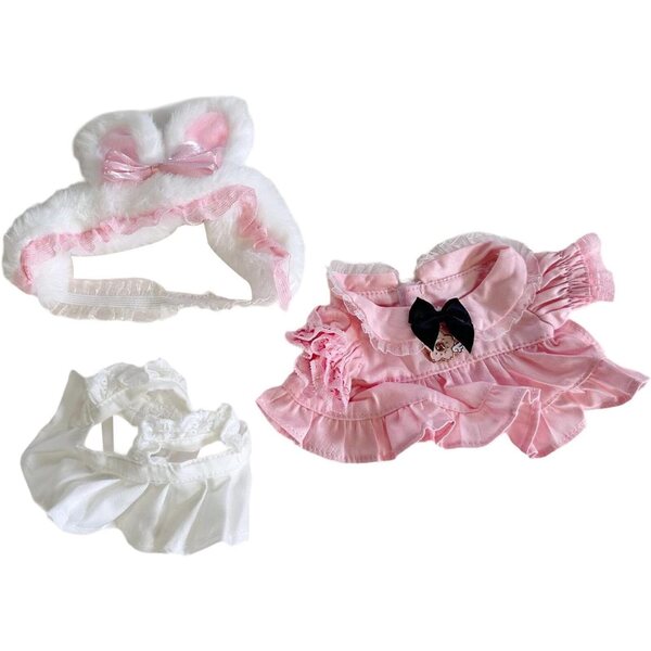 Kleidungsset für 20-cm-Mophrati-Puppen, bequem, farbenfroh und abnehmbar