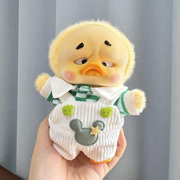 15 cm große Enten-Plüschkleidung für Puppen – weiche und vielseitige abnehmbare Kleidung
