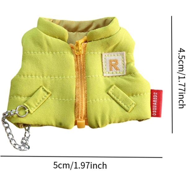 Baumwollweste für 10–15 cm große Puppen, modisches Accessoire für Anziehspiele