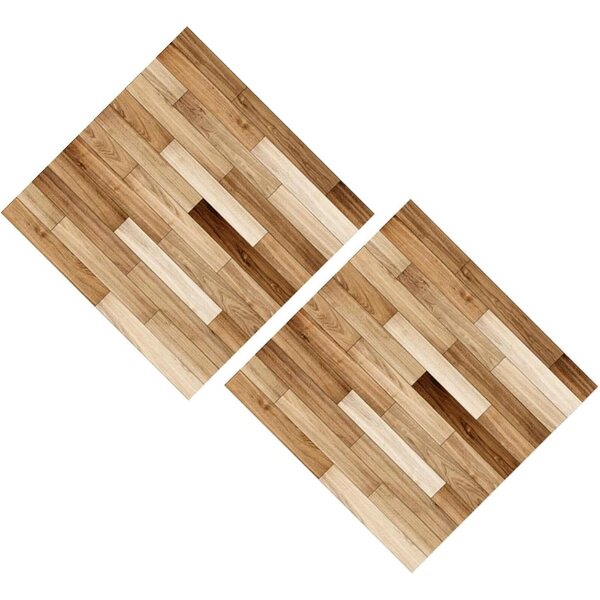 1:12 Miniatur-Bodenaufkleber für Puppenhäuser – realistisches Holz- und Fliesendesign