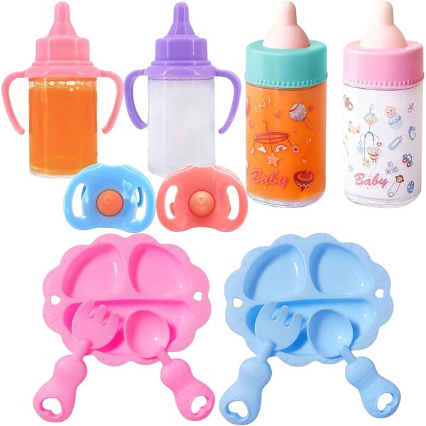 Set biberon gioco simulazione con succo magico che scompare per bimbi da Générique