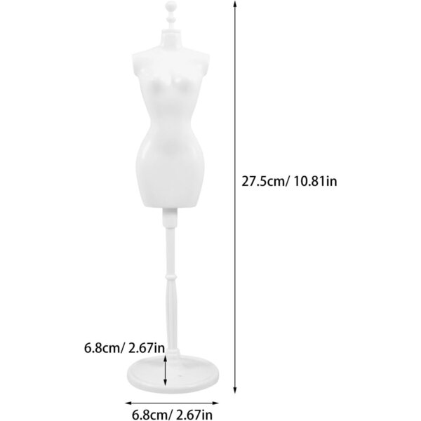 Beaupretty Set Manichino Bambola con Supporto Stabile e Inserti per Fissaggio