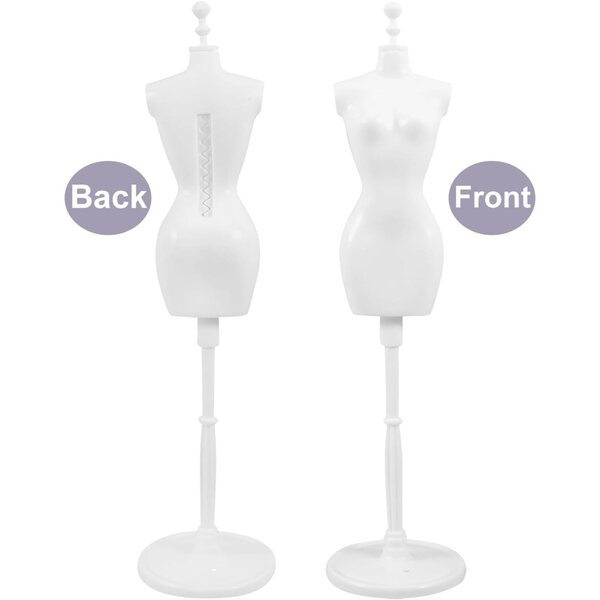 Beaupretty Set Manichino Bambola con Supporto Stabile e Inserti per Fissaggio