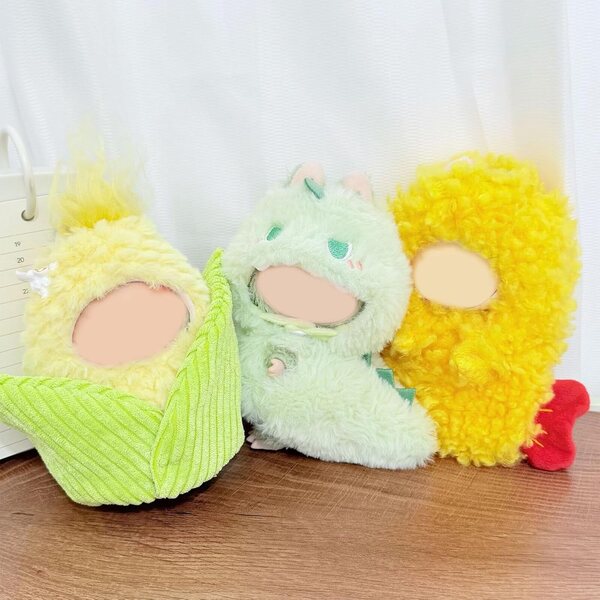 Set di vestiti peluche per bambole morbidi, lavabili e creativi, ideali dai 3 anni