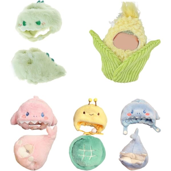 Set di vestiti peluche per bambole morbidi, lavabili e creativi, ideali dai 3 anni