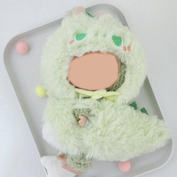 Set di vestiti peluche per bambole morbidi, lavabili e creativi, ideali dai 3 anni