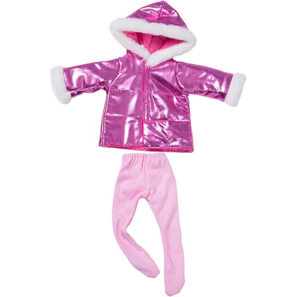 Set Vestiti Invernali per Bambole 18 Pollici - Piumino e Leggings Jorzer