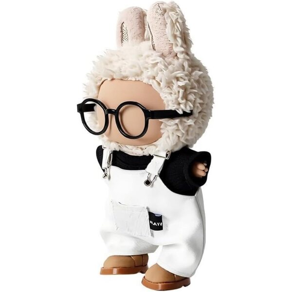 Tuta e accessori per bambole Labubu 17 cm - stile streetwear completo