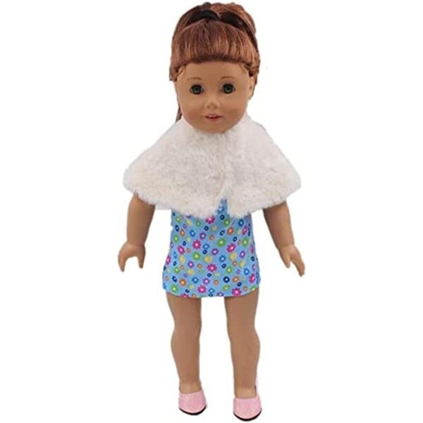 Lässiges Kleidungsset für 46-cm-Puppen mit Rock und Schal Codulu