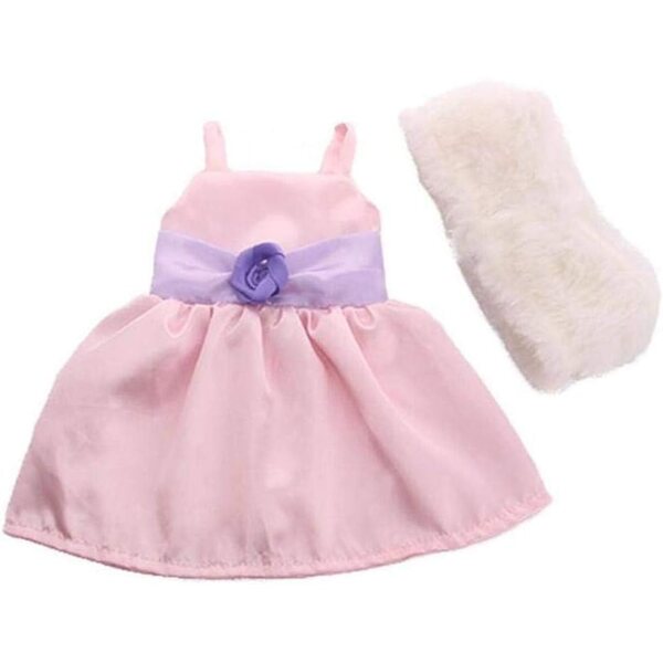 Lässige Kleidung für 46-cm-Puppen mit Schal, Codulu-Modekleidung