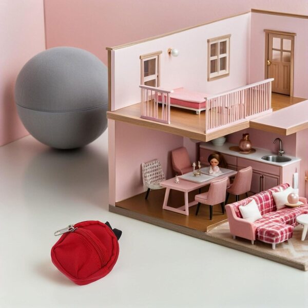 Vaguelly Mini Zaino Giocattolo per Bambole 1/6 - Set Borsa e Accessori Colorati