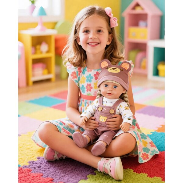 Obidodi-Puppenkleidung 36–43 cm: Komplettes Set aus sicherer und weicher Kleidung