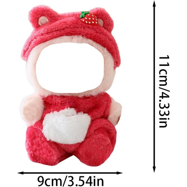 Generisch abbigliamento per bambole 17 cm con accessori moda per gioco creativo