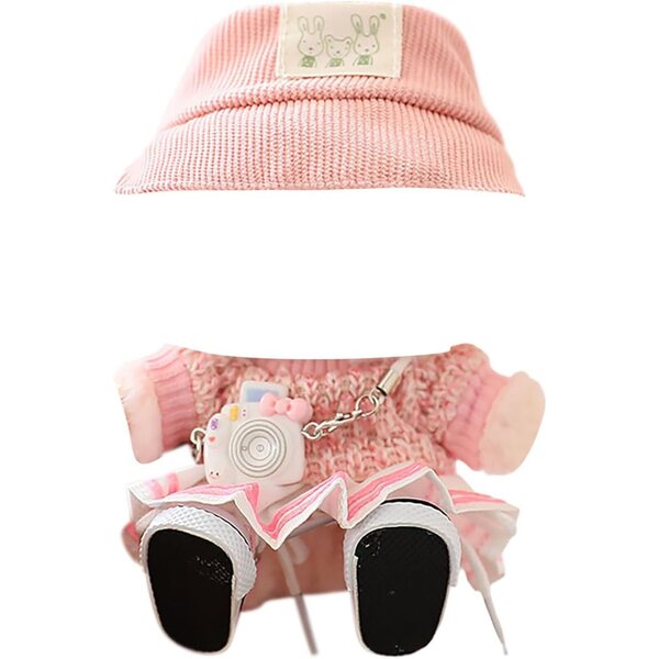 Set accessori moda bambola 17cm tessuto morbido per decorazioni e gioco creativo