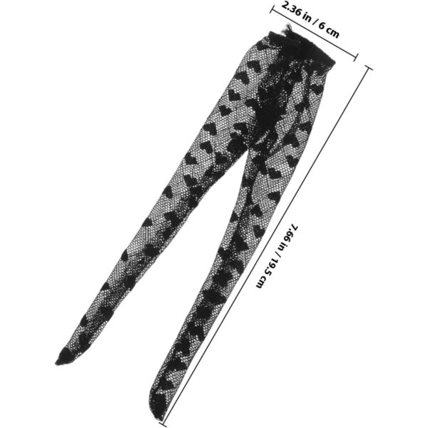 ifundom 4-teilige Puppensocken aus elastischem und vielseitigem mehrfarbigem Polyester