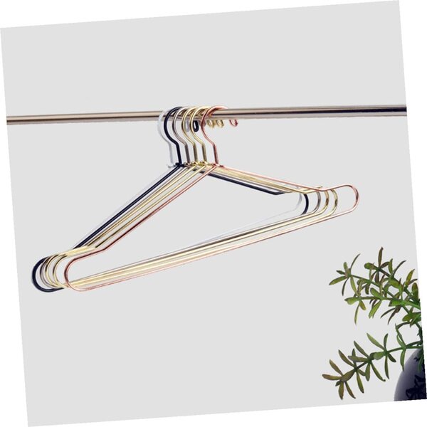 Alasum 10pz Grucce in Metallo Mini per Bambole e Animali, Organizer Guardaroba Dorate