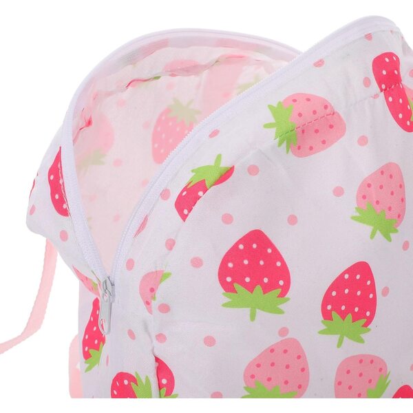 Marsupio per bambole Gatuida mini zaino rosa in cotone con tracolla regolabile